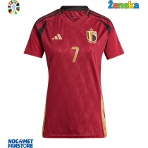 Belgija Kevin De Bruyne #7 Domaci Dres za Ženska EP 2024 Kratak Rukav